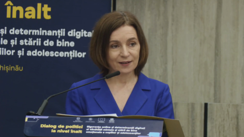 Copiii, tot mai expuși riscurilor online. Maia Sandu: Trebuie să îi învățăm să folosească tehnologia responsabil