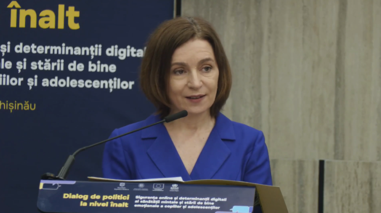 Copiii, tot mai expuși riscurilor online. Maia Sandu: Trebuie să îi învățăm să folosească tehnologia responsabil