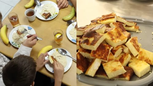 Meniul de la cantina școlii din Sălcuța: ce primesc zilnic elevii la dejun