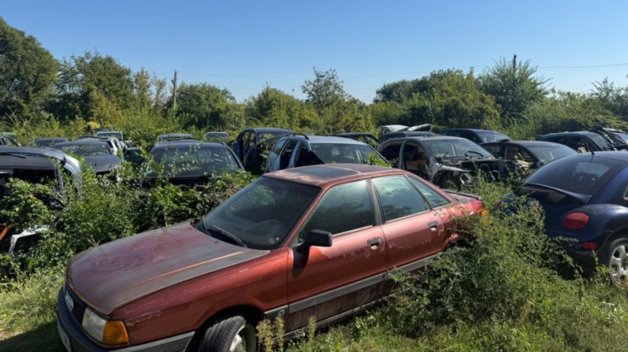 Mașini introduse temporar în Moldova, găsite la dezmembrare. Un agent economic, luat la verificări
