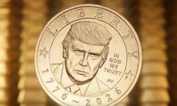 Moneda de 1 dolar cu chipul lui Trump a fost lansată în SUA