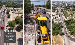 Nodul rutier de pe strada Ismail din Chișinău este reorganizat. Ce lucrări se desfășoară