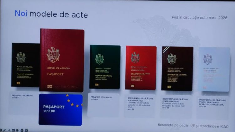 Pașaport nou pentru moldoveni: peste 100 de elemente antifraudă și design ecologic