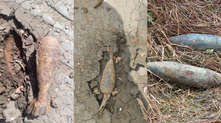 Opt obiecte explozive, nimicite de geniștii militari în prima zi de toamnă. Unde au fost găsite