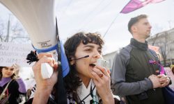 Protest la MAI, împotriva violenței asupra femeilor, după tragedia de la Măgdăcești: „Nu este un caz izolat!”