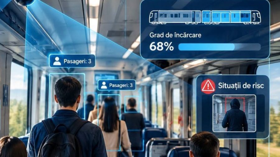 Câți pasageri sunt în tren și ce se întâmplă în vagoane: CFM vrea un sistem video inteligent
