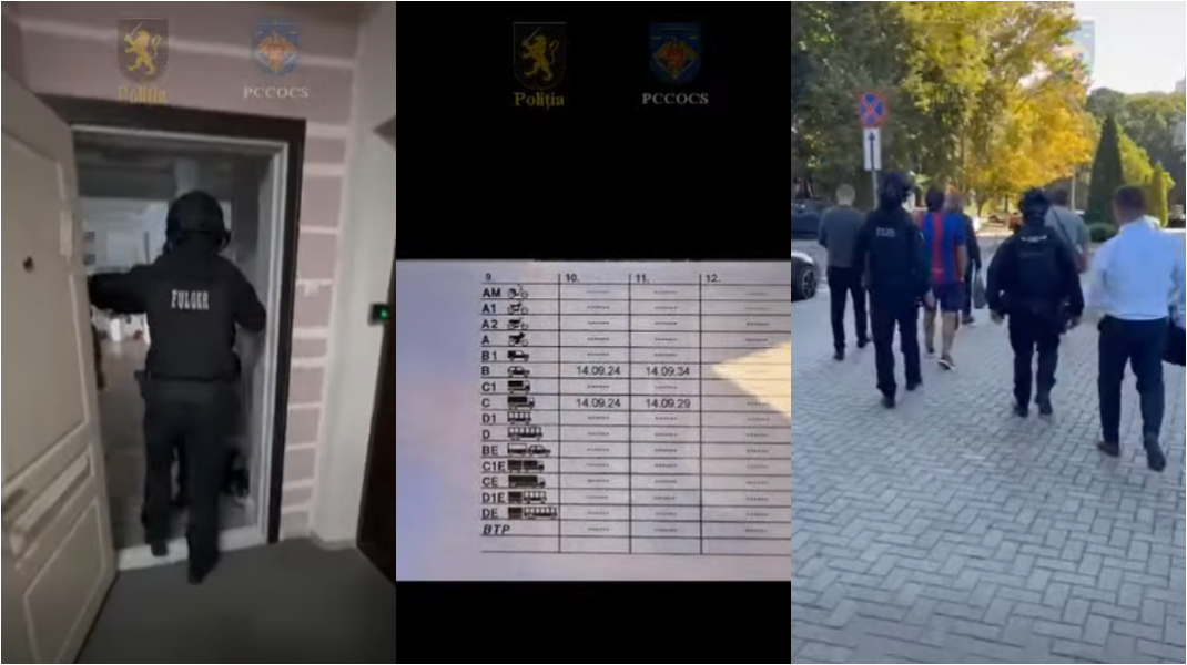 VIDEO Permise de conducere false, vândute la Chișinău: Un bărbat a fost arestat pentru 30 de zile