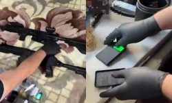 VIDEO Percheziții la Bălți: Droguri, armă și un dispozitiv pentru consum, găsite în casa unui tânăr