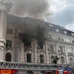 VIDEO Momentul în care o dronă rusească a lovit sediul central al SBU din Kiev. Zelenski: ”Va exista un răspuns”