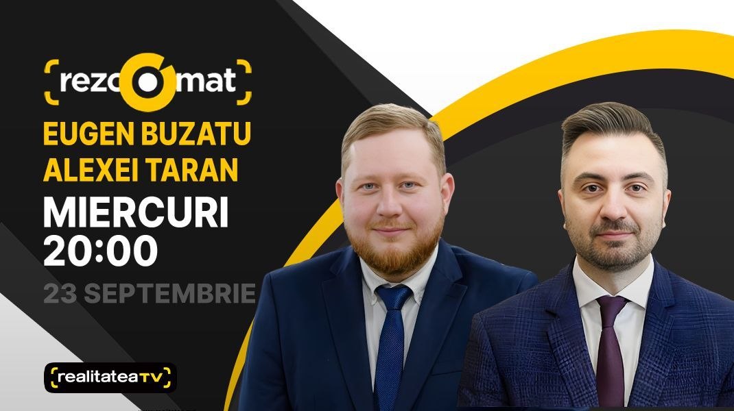 Directorul Energocom, Eugeniu Buzatu și directorul ANRE, Alexei Taran, sunt invitații emisiunii Rezoomat!