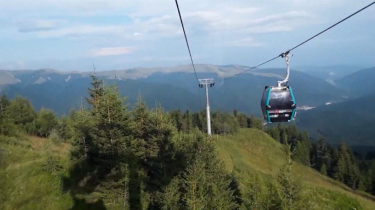Un pilon al telegondolei din Sinaia s-a mișcat! Care este cauza