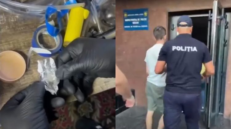 VIDEO Percheziții în apartamentul unei femei din Chișinău. Ce au găsit polițiștii