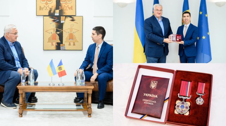 Mihai Popșoi s-a întâlnit cu omologul său ucrainean: Sybiha i-a înmânat Ordinul „Pentru Merit”