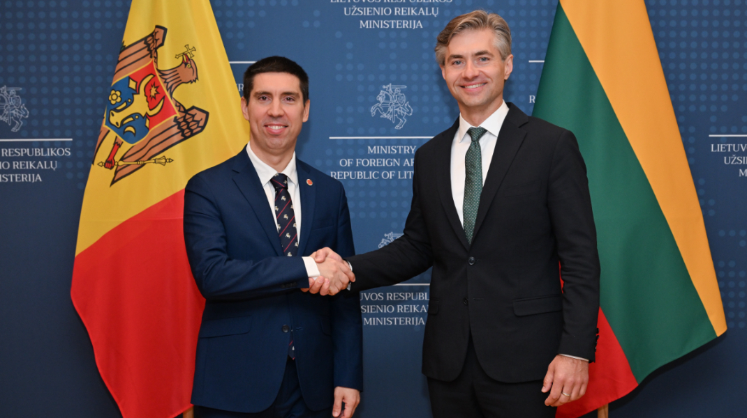 Popșoi s-a întâlnit cu omologul său lituanian: Au vorbit despre următorii pași în procesul de aderare a Moldovei la UE