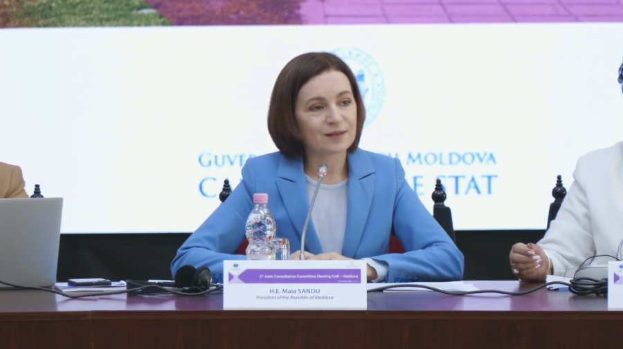 VIDEO „Nu facem reforma de dragul reformelor”: Maia Sandu, mesaj pentru primarii care au ales amalgamarea