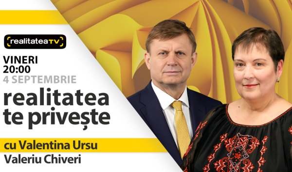 Valeriu Chiveri, viceprim-ministru pentru Reintegrare, invitat la “Realitatea te privește”