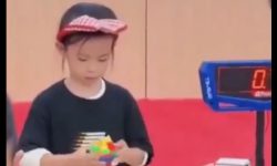 VIDEO O fetiță de 6 ani a doborât recordul mondial la cubul Rubik. Cum a ajuns să îl rezolve în doar 4,27 secunde