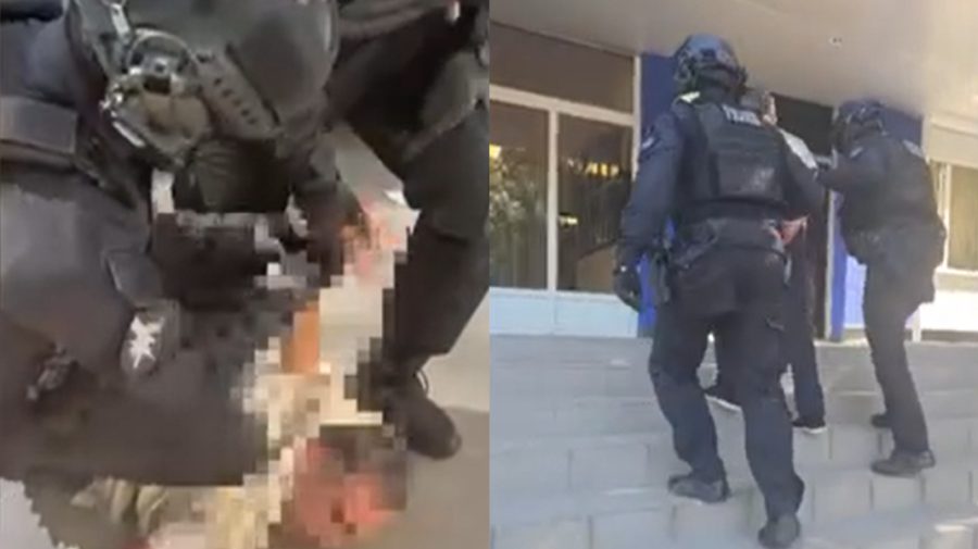 VIDEO Un străin, suspectat de spionaj în interesul serviciilor din Rusia, reținut la Chișinău