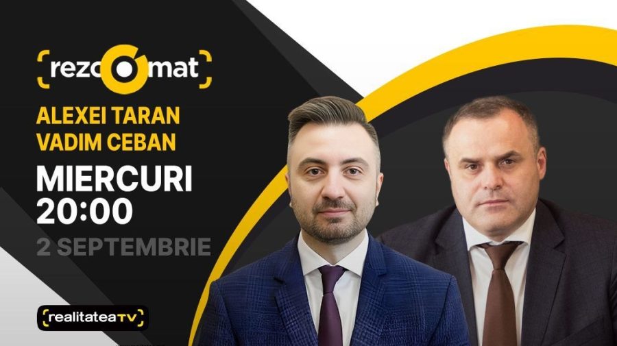 Directorul ANRE, Alexei Taran și președintele interimar Moldovagaz, Vadim Ceban, sunt invitații emisiunii Rezoomat!