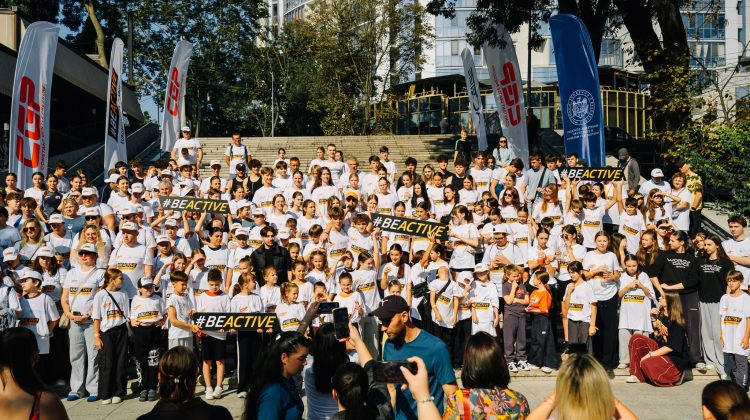 Peste 285 de copii și tineri au dat startul Săptămânii Europene a Sportului în Moldova