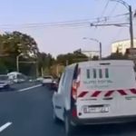 VIDEO A ignorat marcajul rutier și nu a acordat prioritate unui pieton. Șofer de 19 ani, sancționat