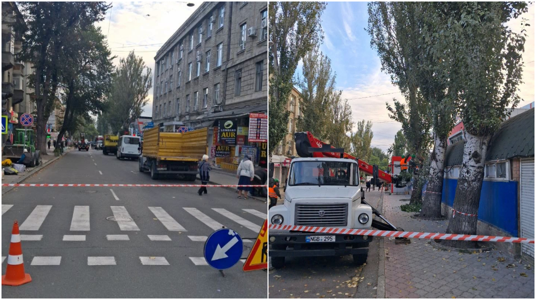 Trafic suspendat pe strada Armenească din Chișinău. Ce se întâmplă