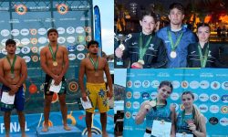 Performanță la Campionatul Mondial U-20 de lupte pe plajă: Sportivii moldoveni au câștigat medalii de aur și bronz
