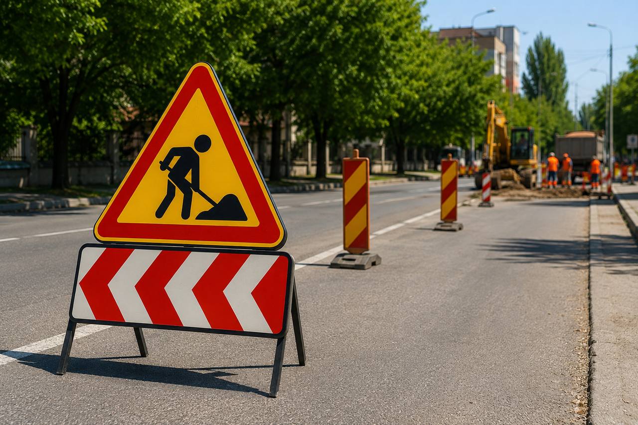 Mai multe străzi din Chișinău intră în reparații. Unde va fi restricționat traficul