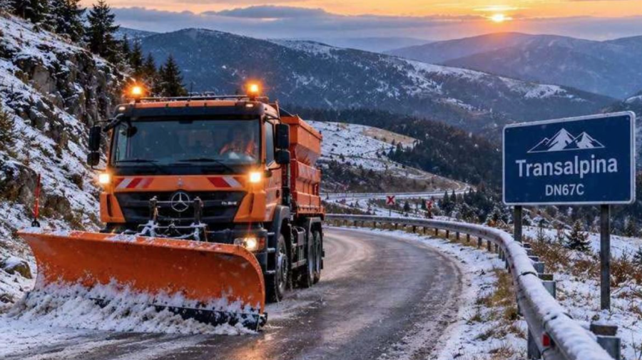 Se schimbă programul de acces pe Transalpina, din cauza ninsorilor
