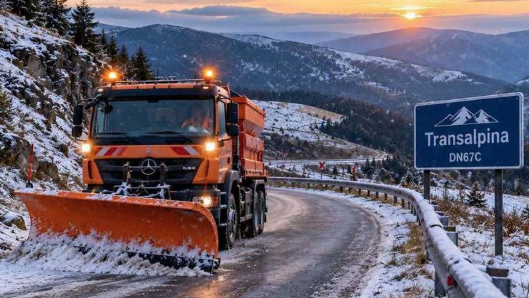Se schimbă programul de acces pe Transalpina, din cauza ninsorilor