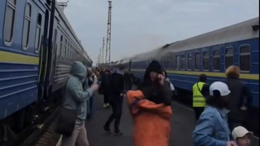 Tren cu oficiali europeni la bord, lovit de o dronă rusească în apropierea graniței cu Polonia