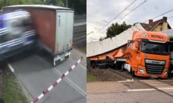 Polonia: Un tren cu sute de pasageri a spulberat un camion aflat pe trecerea de cale ferată