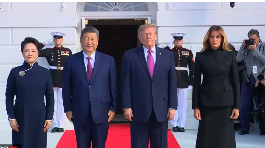 VIDEO Xi Jinping, primit cu fast la Casa Albă: Trump salută „marea prietenie” cu China