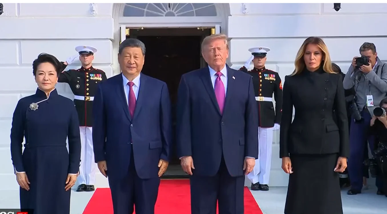 VIDEO Xi Jinping, primit cu fast la Casa Albă: Trump salută „marea prietenie” cu China