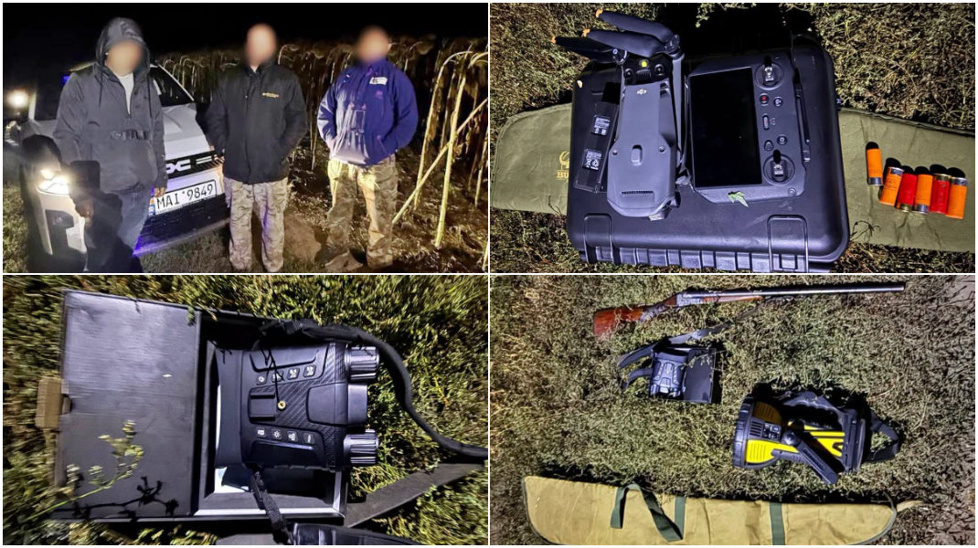 Razii în raionul Rezina. A fost ridicată o armă, cartușe, o dronă, dar și un automobil