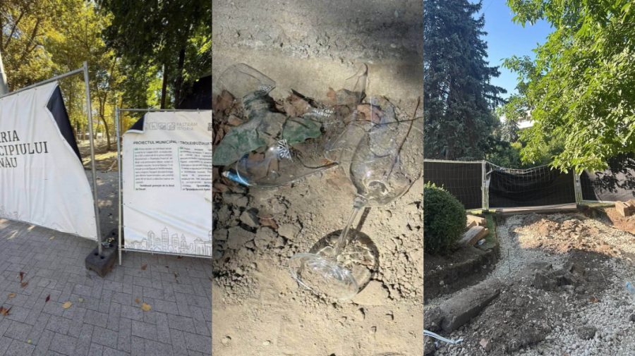 Vandalism în Chișinău: Sunt distruse gardurile de protecție și panourile informative de pe șantierele de lucru