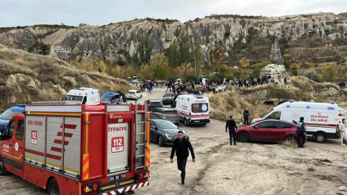 VIDEO Tragedie în Cappadocia, una dintre cele mai vizitate regiuni din Turcia: Doi morți după prăbușirea unor stânci