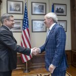 Igor Grosu, întâlnire cu noul ambasador al SUA: Securitatea energetică și investițiile, printre subiectele discutate