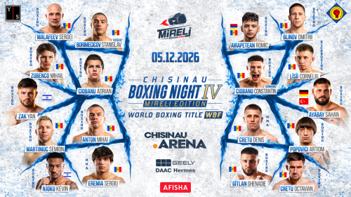 În premieră în istoria boxului moldovenesc: Un main event de 12 runde pentru titlul mondial WBF