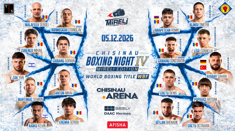 În premieră în istoria boxului moldovenesc: Un main event de 12 runde pentru titlul mondial WBF