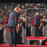 Donald Trump, umflătură misterioasă sub sacou la mitingul din Tennessee