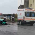 Accident grav la Stăuceni. Este implicat un autobuz și un BMW