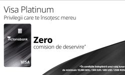 Victoriabank lansează Visa Platinum, un nou card premium
