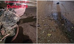 VIDEO Accident violent în apropierea Primăriei din Durlești. Mai multe automobile, avariate