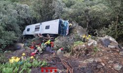 Accident grav în Spania: cel puțin 93 de răniți după ce un autocar a căzut într-o prăpastie