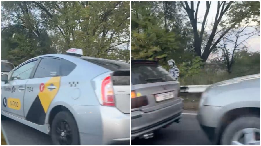 VIDEO Accident matinal pe bulevardul Dacia: Trei mașini, implicate în impact