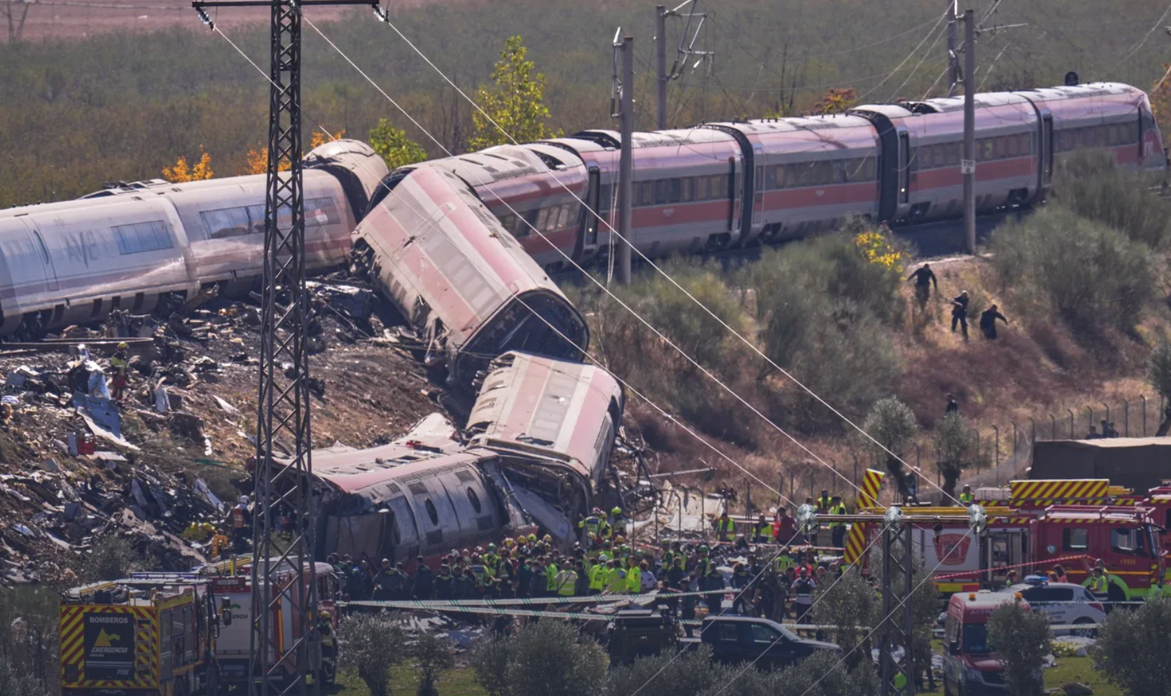 Trei zile de doliu național în Spania, după tragedia feroviară cu 68 de morți