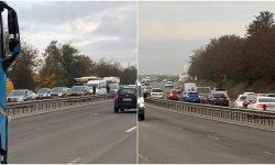 VIDEO Accident matinal la Stăuceni. Traficul din zonă – dat peste cap
