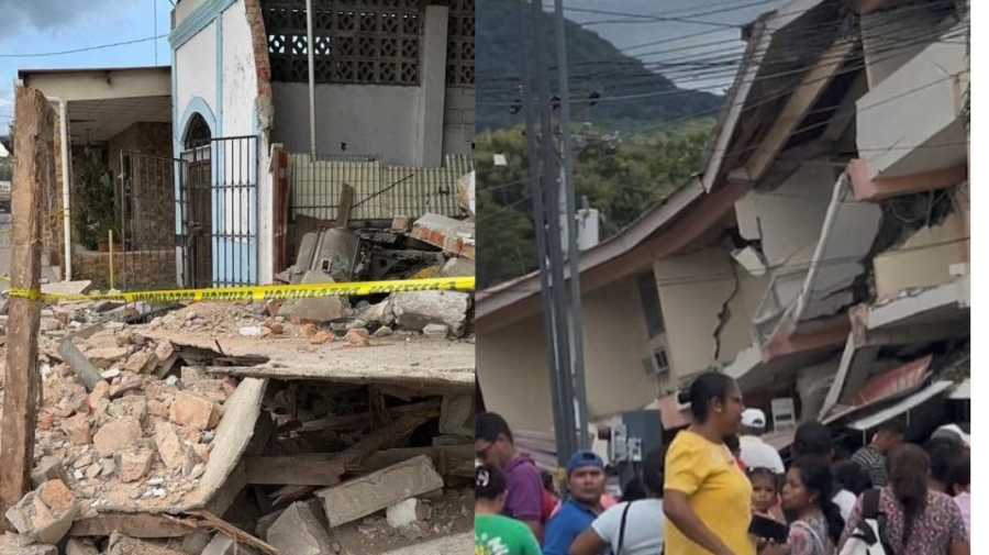 VIDEO Poduri care se clatină și oameni panicați pe străzi. Cutremurul din Panama, surprins de camerele de supraveghere