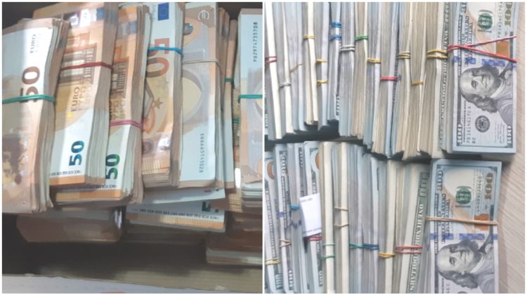 Aproape 13 milioane de lei, confiscați după o tentativă de scoatere ilegală a banilor din țară